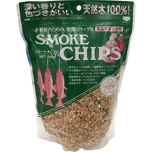 即日出荷 進誠産業 スモークチップ サクラ 500g