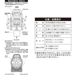 即日出荷 武田コーポレーション コンパクトパワーライト PZ-21 作業灯 