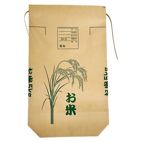 お米用の紙袋 即日出荷 米袋 5kg用 精米袋 紐付き