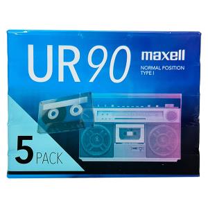 マクセル maxell カセットテープ 90分 5本セット UR-90N5P 映像・音響
