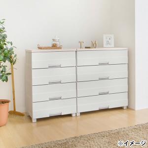 直送 日時指定不可 天馬 フィッツプラスイージー 4段 幅75cm FE7504 カプチーノ リビング収納 沖縄・離島配送不可 プラスチック収納  セキチュードットコム