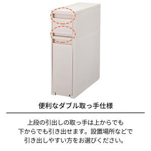 即日出荷 天馬 フィッツワーク 防災用品も入るデスク下引出ケース SL2