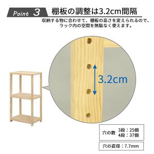 直送 日時指定不可 エイ・アイ・エス パインラック4段60 NA HZPR-4D62