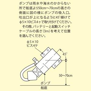 即日出荷 工進 ニュービルジキング DC-24V 付属品つき BK-24 船舶用品