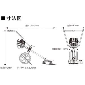 即日出荷 工進 KOSHIN 手押し式 エンジン草刈機 4サイクルエンジン EBC-35C 沖縄・離島配送不可 刈払機・草刈機 セキチュードットコム